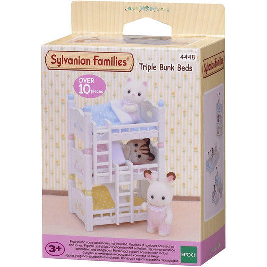 Sylvanian Families Triple Bunk Beds Playset - NO FIGURES INCLUDED
