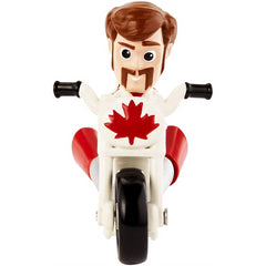 Disney Pixar Toy Story 4 Duke Caboom Mini Figure with Stunt Bike Vehicle GCY50 - Maqio