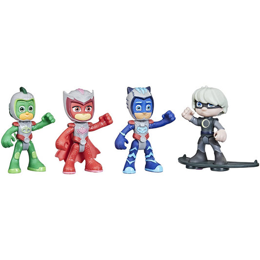 PJ Masks Collectibles Fight Time Mission Hero Vs Villain 4-Pack
