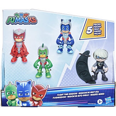 PJ Masks Collectibles Fight Time Mission Hero Vs Villain 4-Pack