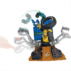 Hot Wheels Mega Wrex Vs Crushzilla Takedown Monster Trucks