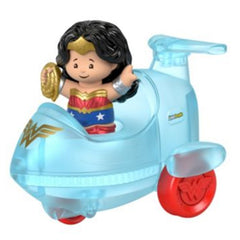Fisher Price Wonder Woman Little People DC Super Friends Vehicle and Figure