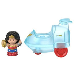 Fisher Price Wonder Woman Little People DC Super Friends Vehicle and Figure