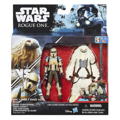 Star Wars - B7261 - Scarif Stormtrooper Squad Leader and Moroff 3.75 Inch Action - Maqio