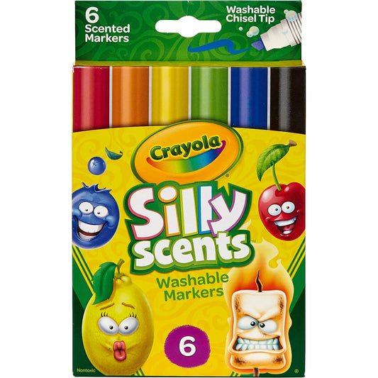 Crayola Chisel Tip Scented Markers Pack of 6