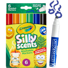 Crayola Chisel Tip Scented Markers Pack of 6