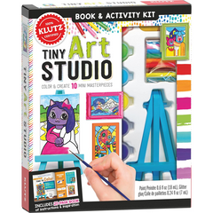 Klutz Tiny Art Studio Color & Create 10 Mini Masterpieces