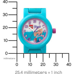 Lego Friends Girls Blue Analogue Classic Quartz Watch with Plastic Strap