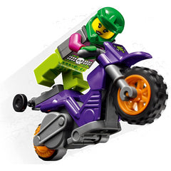 Lego City Stuntz Wheelie Stunt Bike Set & Minifigure 60296