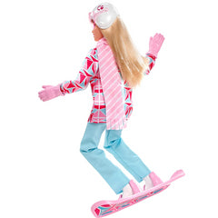 Barbie Snowboarder Posable 12" Doll with Winter Sports Outfit & Accessories