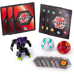 Bakugan Battle Planet Starter 3 Pack Action Figure Set - Darkus Lupitheon