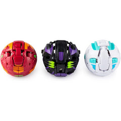 Bakugan Battle Planet Starter 3 Pack Action Figure Set - Darkus Lupitheon