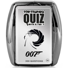 James Bond Top Trumps Quiz Game with 500 Questions