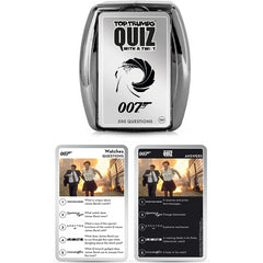 James Bond Top Trumps Quiz Game with 500 Questions