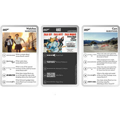 James Bond Top Trumps Quiz Game with 500 Questions