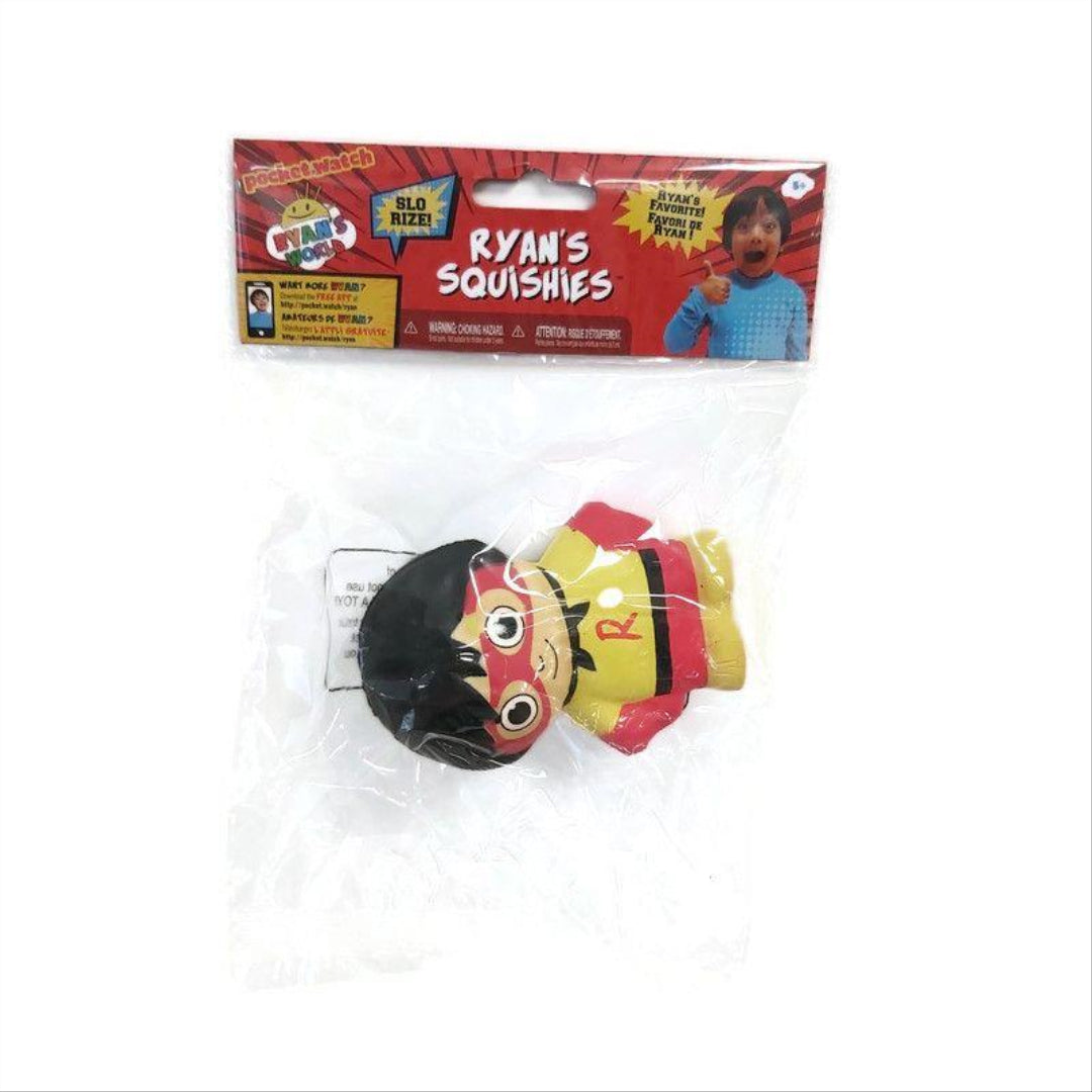 Ryan's World 124748 Soft n' Slo Squishies Red Titan Ryan (Red/Yellow) (401566) - Maqio