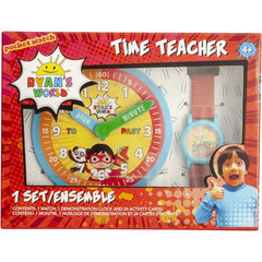 Ryan's World Time Teacher Demonstration Clock and Analogue Watch Set