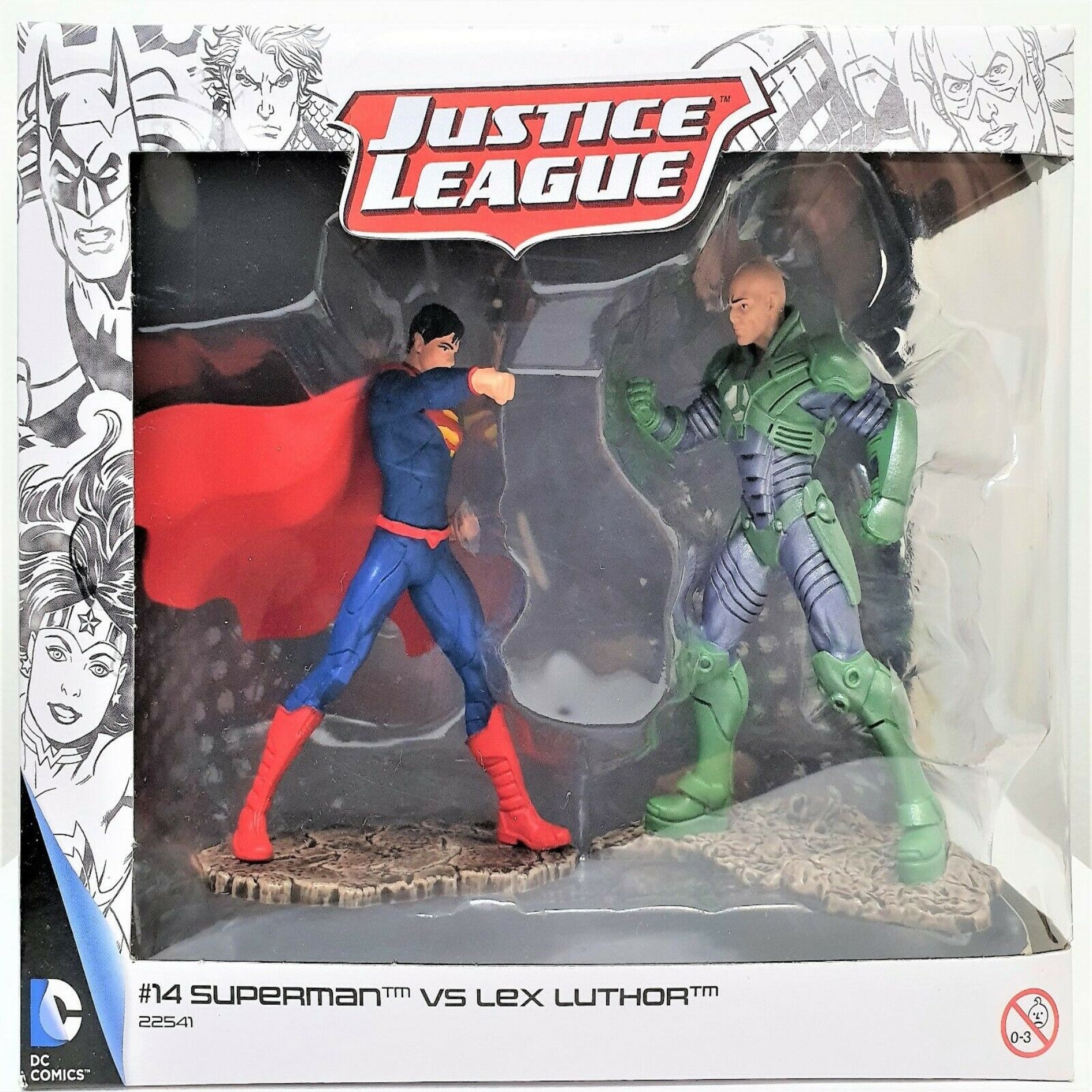 Schleich 22541 Justice League Figure 2 Pack - Superman Vs. Lex Luthor - Maqio