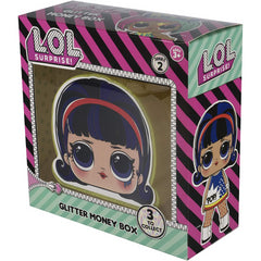 L.O.L. Surprise! Money Box For Kids Children - Yellow Glitter