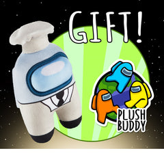 Among Us Series 2 Plush Figure Crewmate - 20cm Grey