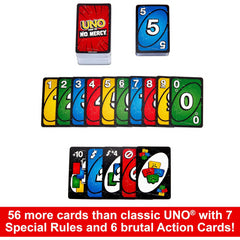 Uno Show ‘em No Mercy Card Game Parties and Travel With Extra Cards