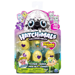 Hatchimals SERIES 3 Colleggtibles Pack of 4 + Bonus Figure - Maqio