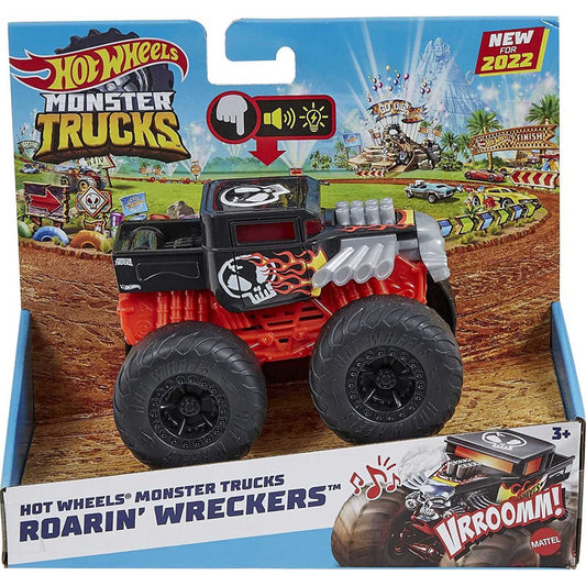 Hot Wheels Monster Trucks Roarin' Wreckers Bone Shaker Truck