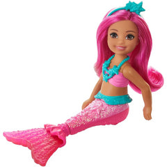 Barbie Dreamtopia Chelsea Mermaid Doll 6.5-Inch With Pink Hair And Tail