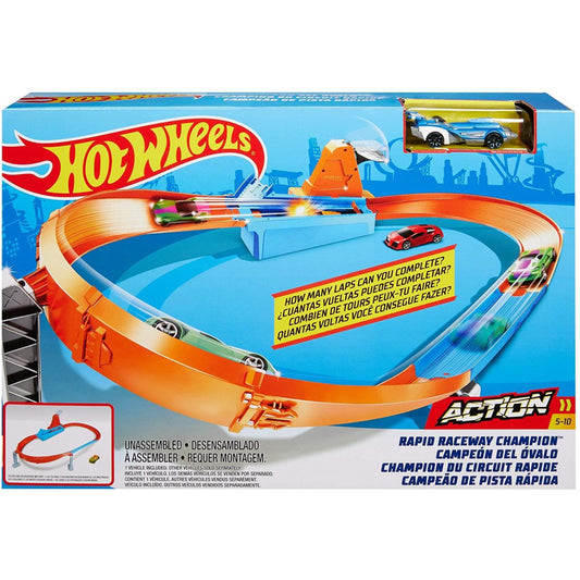 Hot Wheels Rapid Raceway Champion Play Set GJM75 - Maqio