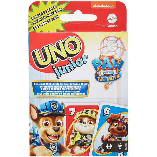 UNO Junior PAW Patrol Card Game with 56 Cards 2-4 Players