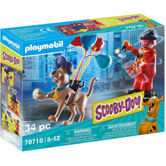 Playmobil 70710 Scooby Doo Adventure with Ghost Clown with 34pcs