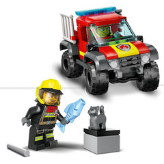 LEGO 60393 City 4x4 Fire Engine Rescue Truck Toy Set