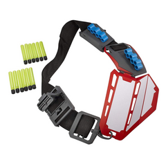 Boomco Toy - 2 in 1 Bandolier - Smart Stick Storage and Shield - Includes 12 Dar - Maqio