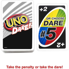 Uno Dare Card Game New Kids Childrens Card Game