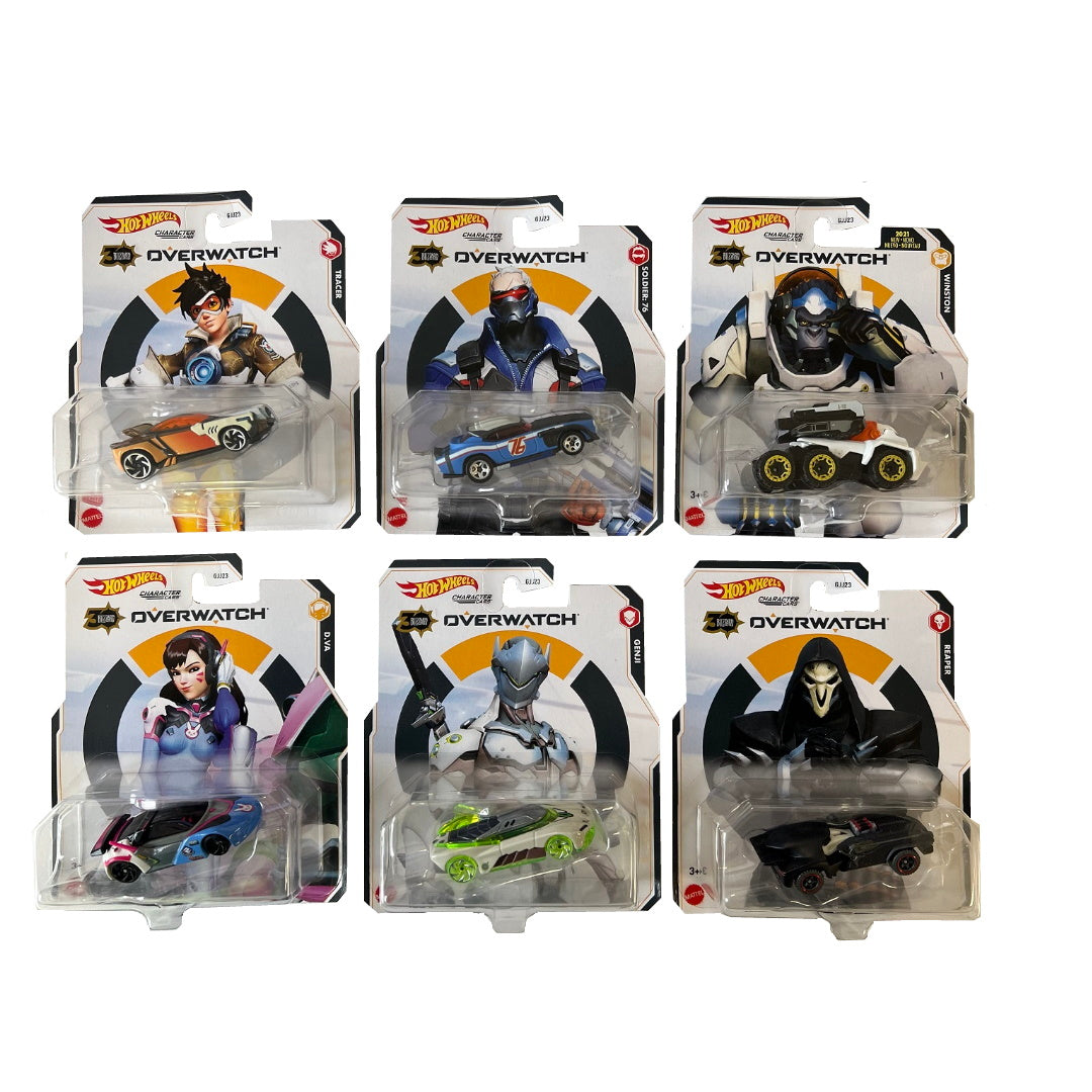 Tracer - Overwatch - Character Cars 1/64 - Hot Wheels