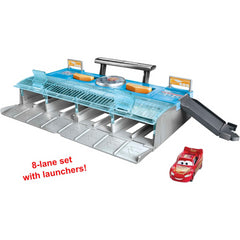Disney Cars Ultimate Launcher 8-lane Race Set Playset (Vehicles Sold Separately)