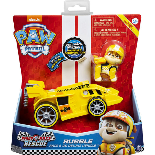 Paw Patrol Ready Race Rescue Rubble Race & Go Deluxe Vehicle