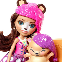 Enchantimals FRH46 Dreamy Bedroom Playset with Bren Bear Doll and Snore Figure - Maqio