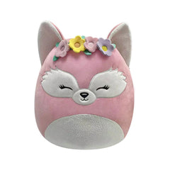 Squishmallows Plush 12" Rhiannon The Fox With Flower Headband