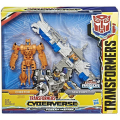 Transformers Cyberverse Power Of The Spark - Cheetor and Sea Fury Figure