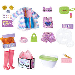 InstaGlam Glo Up Girls Erin Fashion Doll & 25 fashion Surprises 10" - Kenzie