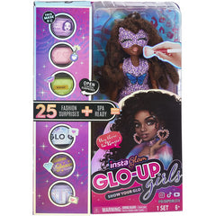 InstaGlam Glo Up Girls Erin Fashion Doll & 25 fashion Surprises 10" - Kenzie