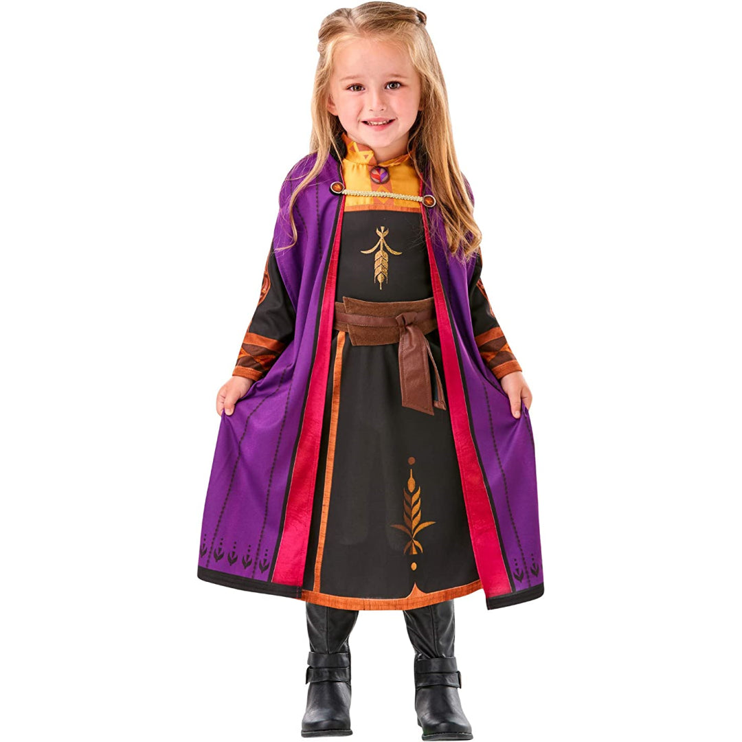 Rubie s Disney Frozen 2 Anna Classic Travel Dress Childs Costume