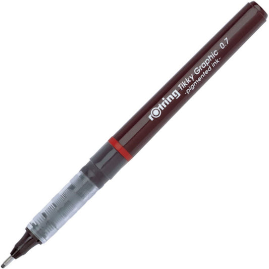 Rotring Tikky Graphic Fine Liner Pen 0.70mm - Black Ink