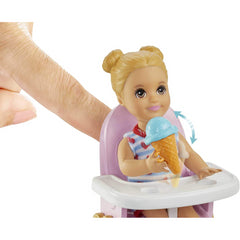 Barbie Skipper Babysitters Inc 2 Dolls and Play Accessories Feeding Time