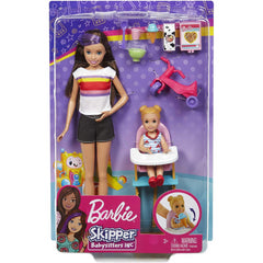 Barbie Skipper Babysitters Inc 2 Dolls and Play Accessories Feeding Time