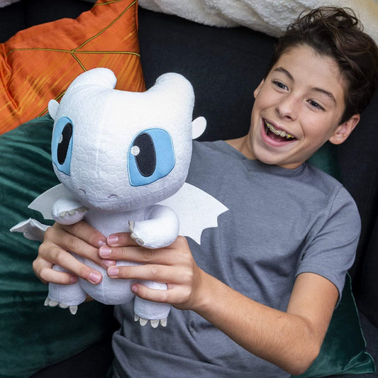 Dragons Lightfury Squeeze & Growl Plush with Sounds - Maqio