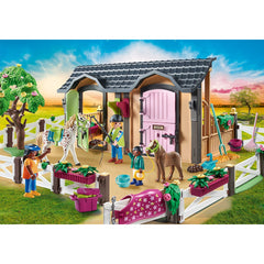 Playmobil Country Horseback Riding Lessons Figures and Stable Playset