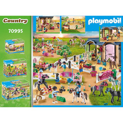 Playmobil Country Horseback Riding Lessons Figures and Stable Playset
