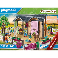 Playmobil Country Horseback Riding Lessons Figures and Stable Playset
